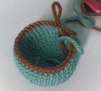 用毛线编织的小篮子 毛线收纳篮编织方法