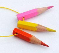 彩色铅笔头DIY缤纷的彩虹铅笔项链/手链