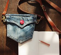 旧牛仔裤DIY随身小包包 废物利用零钱包DIY教程