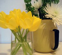 简单的茶缸创意diy插花花瓶
