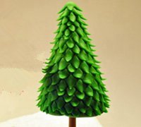 软陶手工制作圣诞树图解