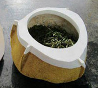 柚子皮diy创意茶具器皿教程图解