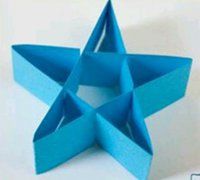 手工折纸立体五角星 折纸五角星手工教程