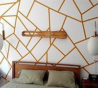 美观大方的几何图案创意墙绘教程