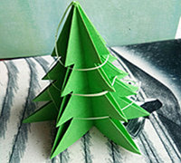 两款漂亮简单的圣诞树折法