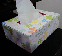纸巾盒怎么做 手工自制纸巾盒图解