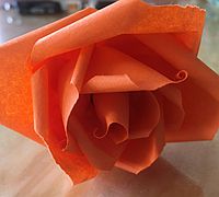 纸艺玫瑰花diy教程 手工玫瑰花的做法